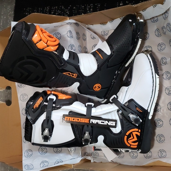 Moose Racing - Riding boots - mens size 12 - Picture 3 of 6
